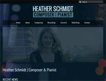 Tablet Screenshot of heatherschmidt.com